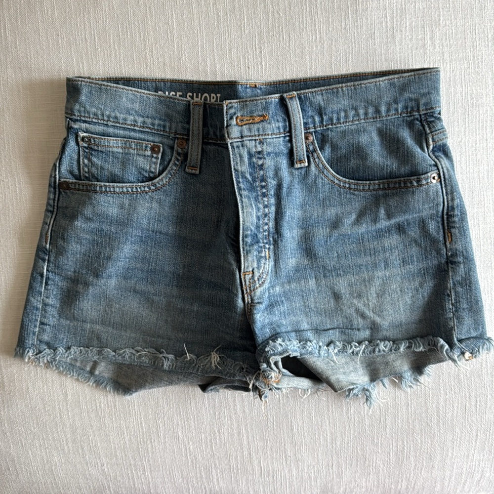 J.Crew Midrise Denim Cutoff Shorts Size 27